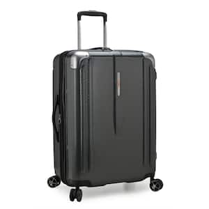 New London II 26 in. Gray Hardside Expandable Spinner Luggage