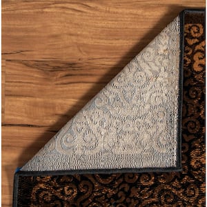 Crop Ilussion Brown and Beige 5 ft. x 7.6 ft. Area Rug