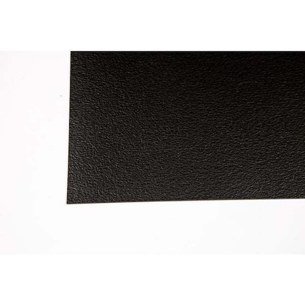 Ceramic Texture Vinyl Pet Floor Protector - 5 ft. W x 10 ft. L - Midnight  Black Color