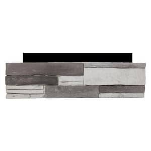 23.5 in. x 6 in. Colorado Gray Stone Veneer Siding (Flats)