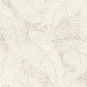 Galner Ivory Leaves Wallpaper