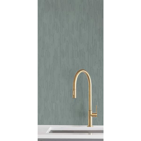 Calliope Arctic Grey Shell Wallpaper