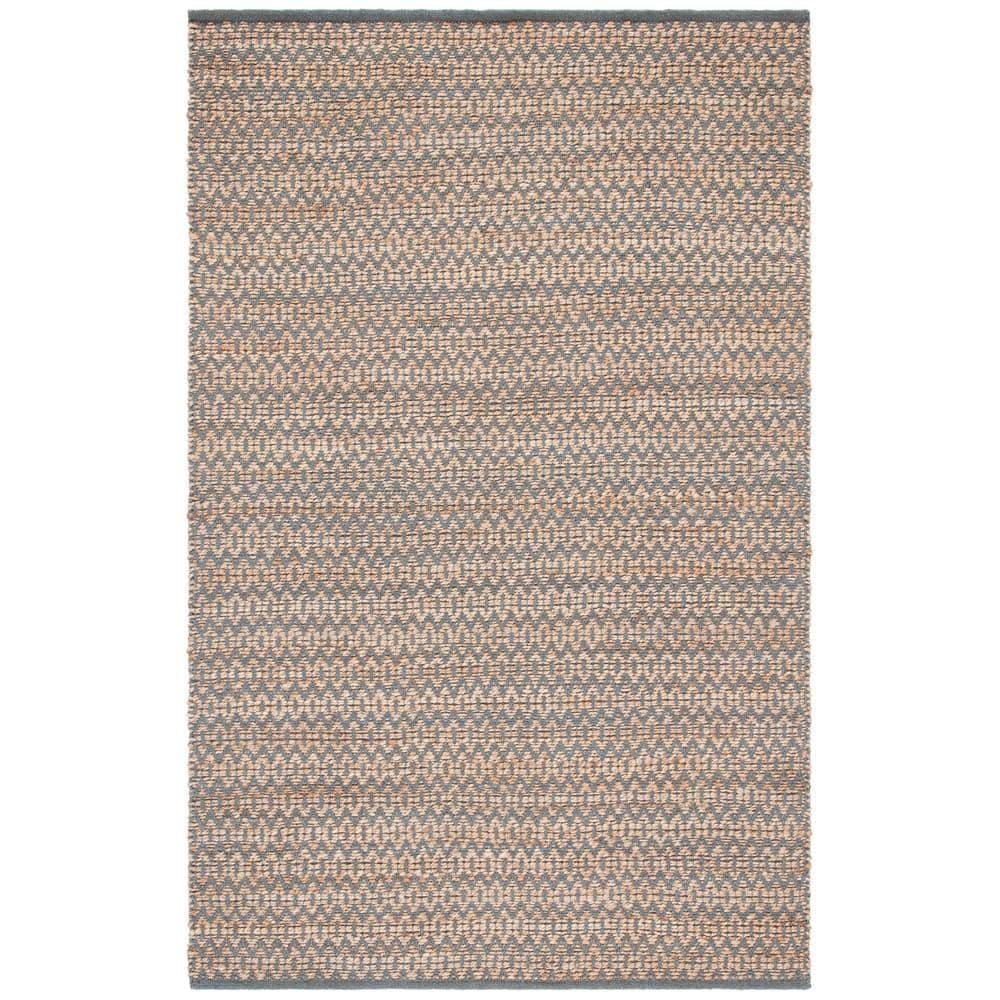 Natural Fiber Beige/Gray 6 ft. x 9 ft. Striped Woven Area Rug price history on PriceWatchPro