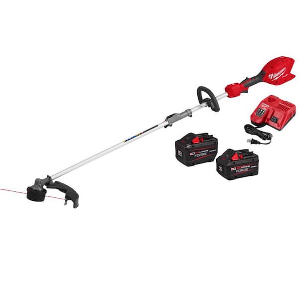 M18 FUEL 18V 16 in. Brushless Cordless Battery Powered QUIK-LOK String Trimmer w/ 12.0 Ah & 8.0 Ah Batteries, Charger
