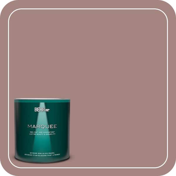 BEHR MARQUEE 1 qt. #700B-4 Muse Semi-Gloss Enamel Interior Paint & Primer