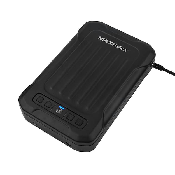 18 Gauge Steel Portable and Travel Lock Box Safe with Digital RFID Lock Access in Black