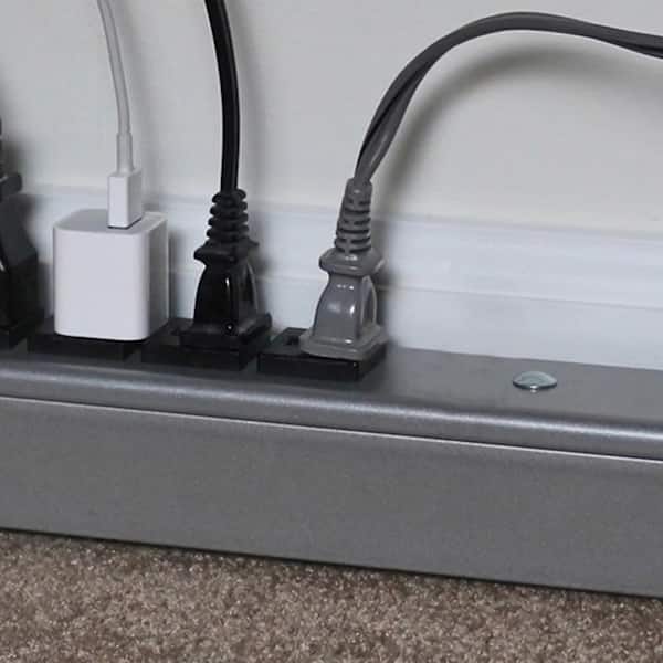 Wiremold 8-Outlet 15 Amp Compact Power Strip with 6 ft. Cord