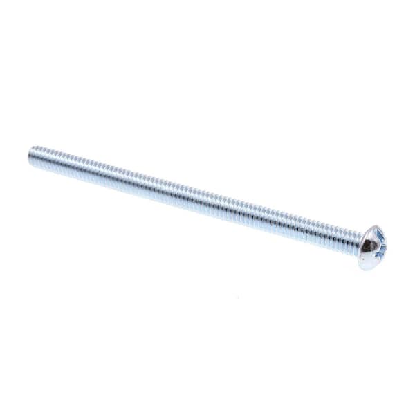 Prime-Line 1/4 in.-20 x 4 in. Zinc Plated Steel Phillips/Slotted Combination Drive Round Head Machine Screws (50-Pack)