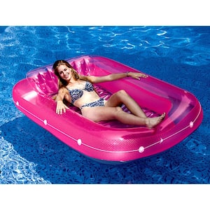 11.25 in. Swimming Pool Inflatable Suntan Tub Water Raft Float (6-Pack)