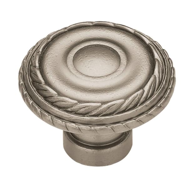 Liberty Laurel 1-3/8 in. (35mm) Antique Pewter Round Cabinet Knob