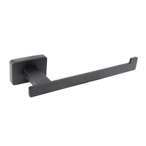Chicago Series Bathroom Wall Mount Toilet Paper Holder in Black