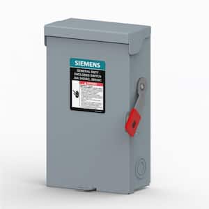 General Duty 30 Amp 2-Pole 240-Volt Non-Fusible Outdoor Max Series Safety Switch w/ Factory Installed Ground Lug