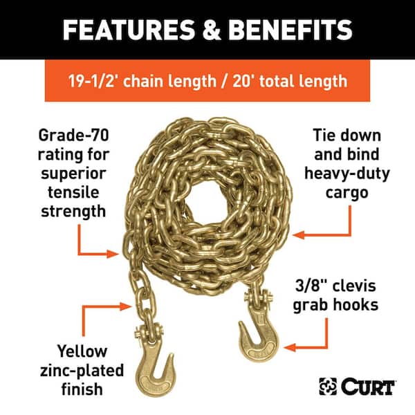 Curt 80311 Transport Binder Safety Chain
