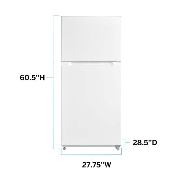 Avanti Frost Free Top Freezer Refrigerator​, 14.2 cu. ft., in