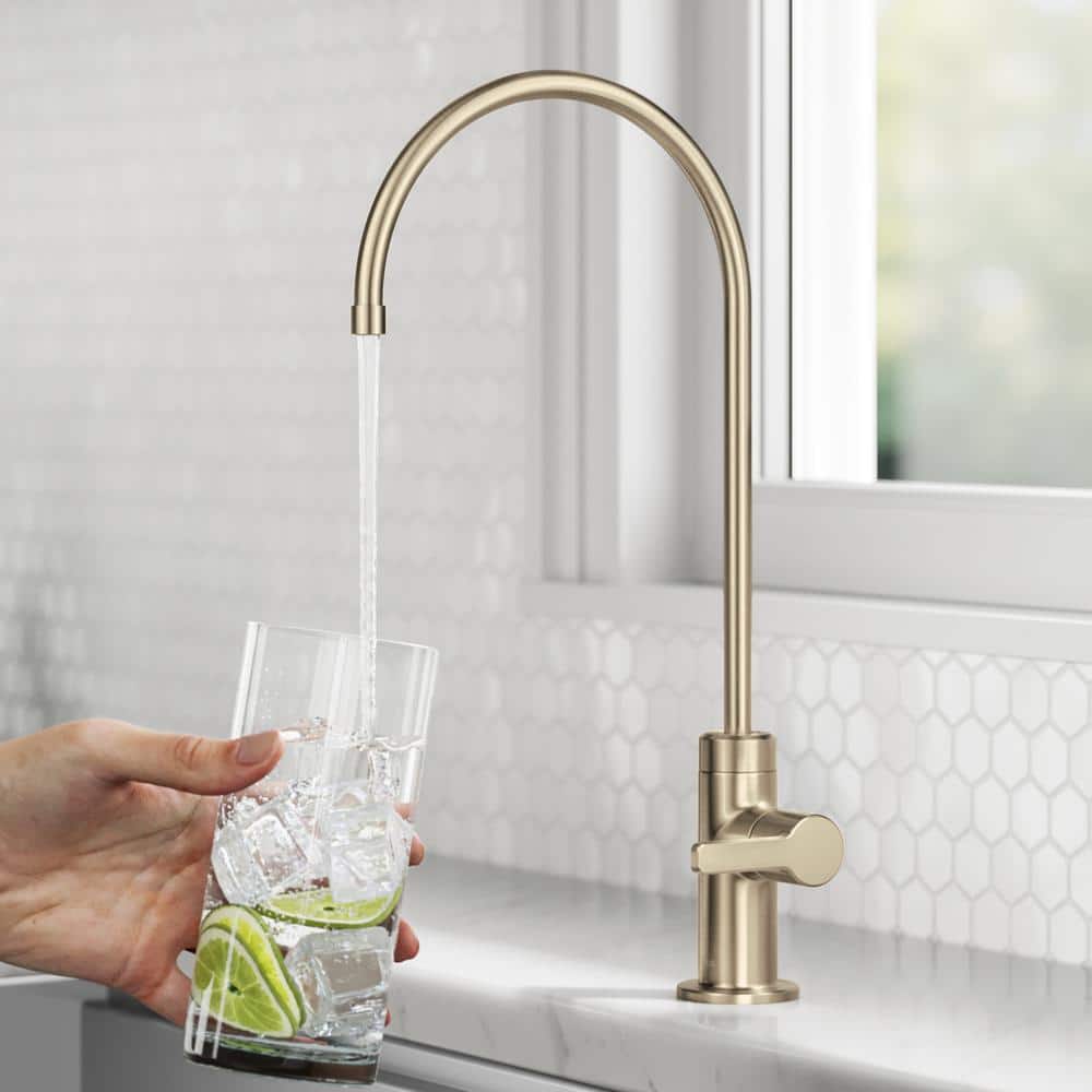 Antique Champagne Bronze Single Handle Water Filter Faucet