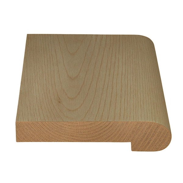 Mayhew 1/2 in. Thick x 2-3/4 in. Width x 78 in. Length Flush Stair Nosing European White Oak Hardwood Trim