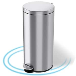 iTouchless SoftStep 1.32 Gallon Small Bathroom Stainless Steel Step Trash  Can, 5 Liter Pedal Bin, Re…See more iTouchless SoftStep 1.32 Gallon Small