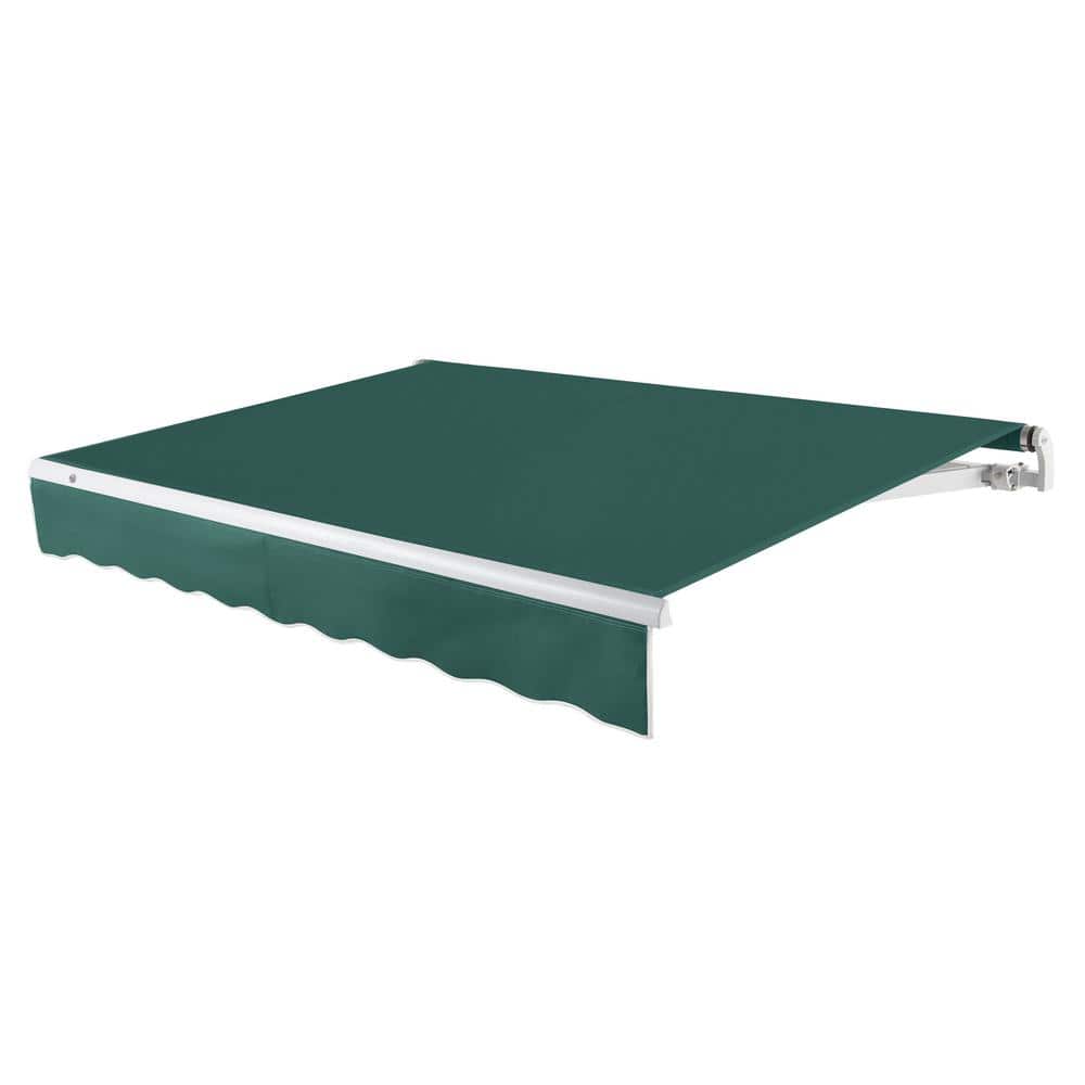 8 ft. Maui Left Motorized Retractable Awning 96 in. W x 9.25 in. H x 78 in. D Acrylic Fabric in Forest price history on PriceWatchPro