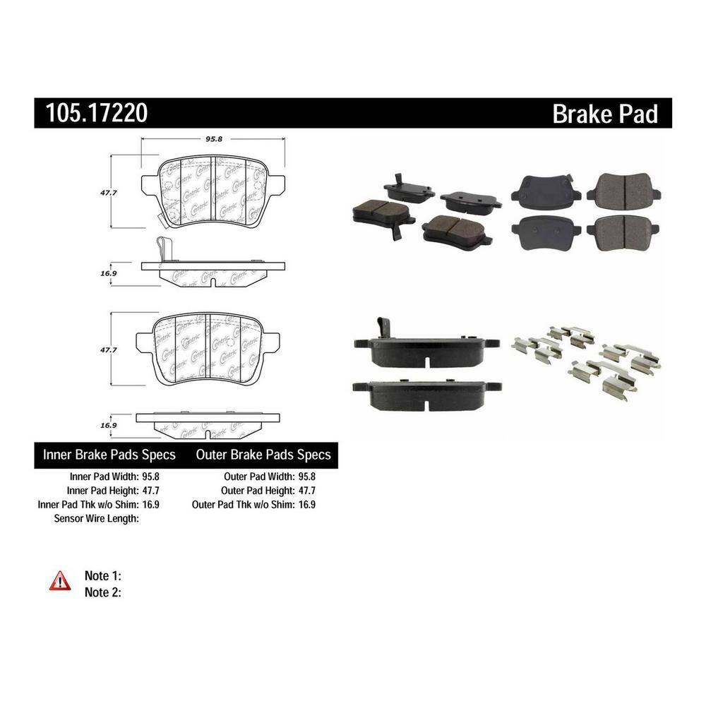 fiat 500l brake pads