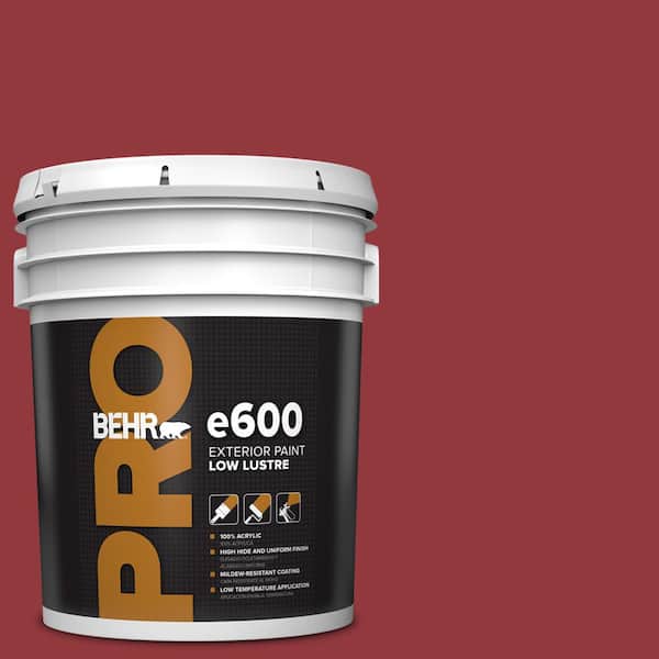 BEHR PRO 5 gal. #ECC-32-3 Cherry Tree Low Luster Exterior Paint