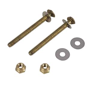 Johni-Bolts 5/16 in. x 3-1/2 in. Extra-Long Brass Toilet Bolts