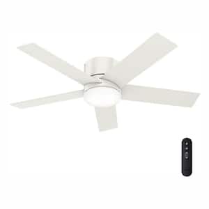 Vicinity 52 in. LED Indoor Fresh White Ceiling Fan with Integrated Light Kit and Handheld Remote