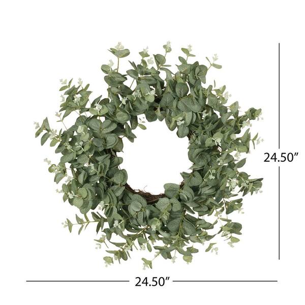 Eucalyptus Candle Ring Wreath, Greenery Candle Ring, Floral, 54% OFF