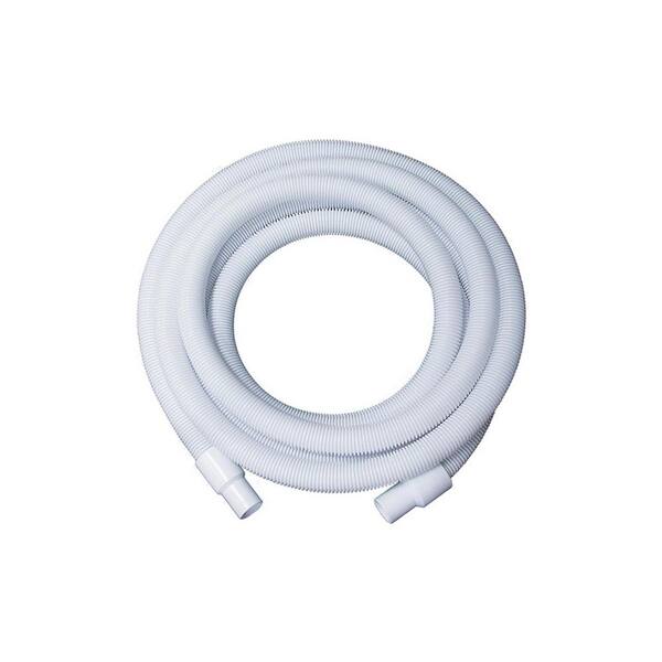 Pool Central 50 ft. x 1.25 in. White Blow-Molded LDPE In-Ground Swimming Pool Vacuum Hose