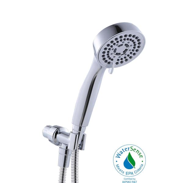 Glacier Bay 6-Spray Handheld Shower Head – Chrome, 3.7″, 1.8 GPM - Image 6