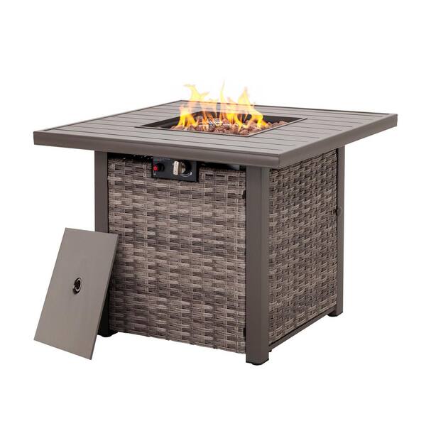 blue rhino wicker fire pit