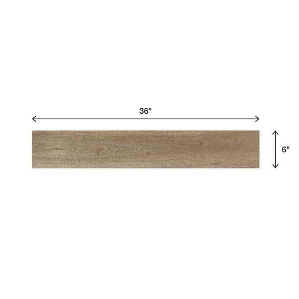 まるブラウン36 MSI Stone NVINLAC8X36 Vintage Lace Wood Look Tile with Matte