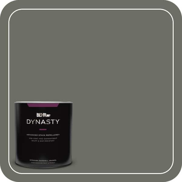 BEHR DYNASTY 1 qt. #N380-6 Bonsai Trunk One-Coat Hide Eggshell Enamel Interior Stain-Blocking Paint and Primer