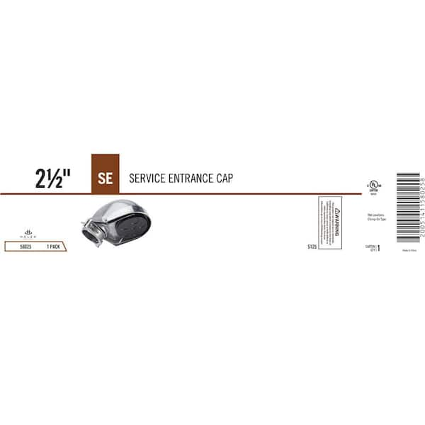 Halex 2-1/4 in. Service Entrance (SE) Medium-Duty Porcelain