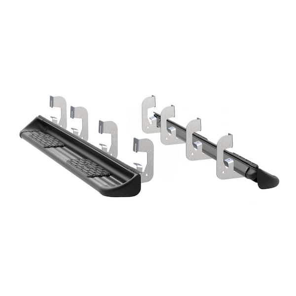 Black Stainless Truck Side Entry Steps, Select Chevrolet Silverado, GMC Sierra 1500, 2500, 3500 HD Crew Cab