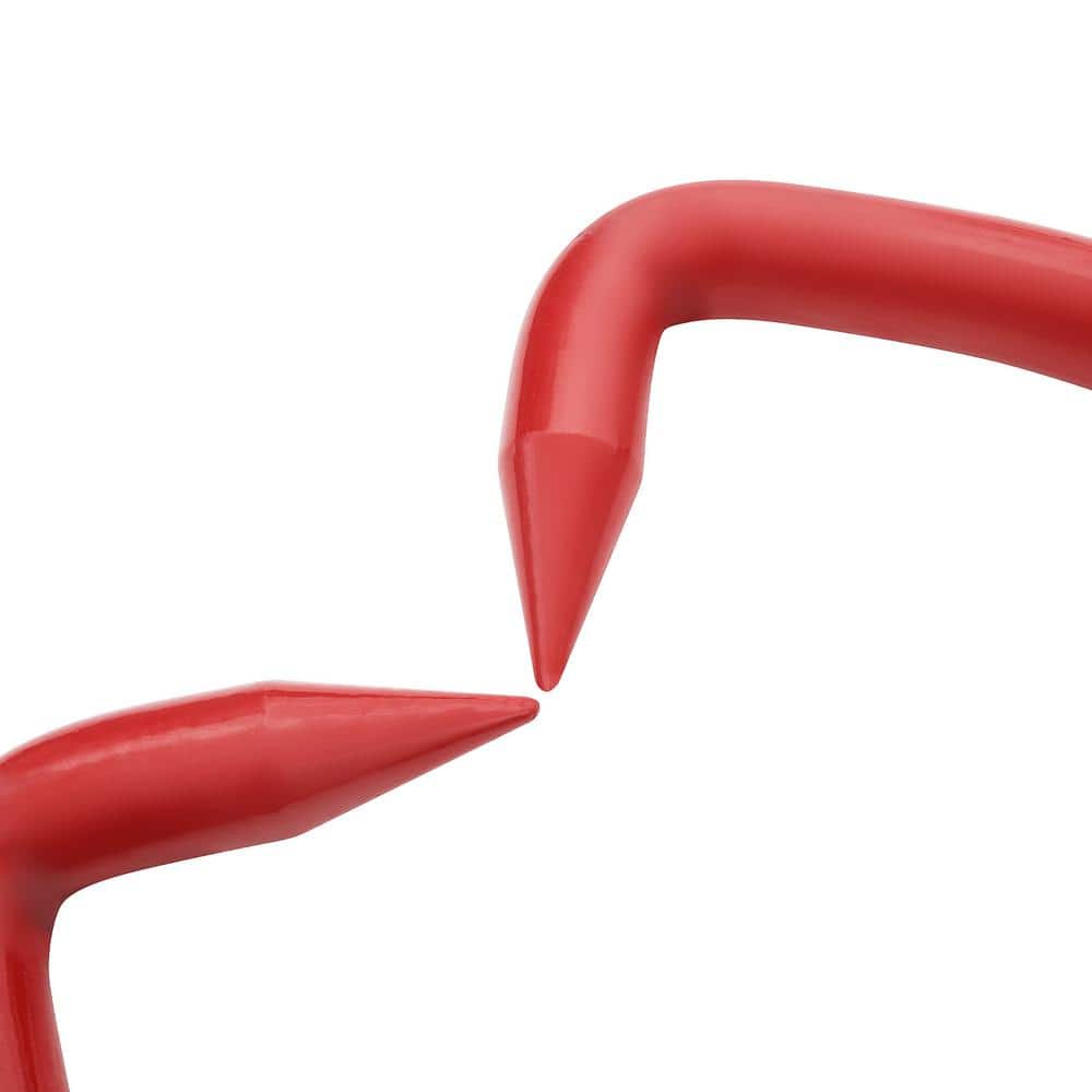 Red Painted Steel 17-inch Log Skidding Tongs
