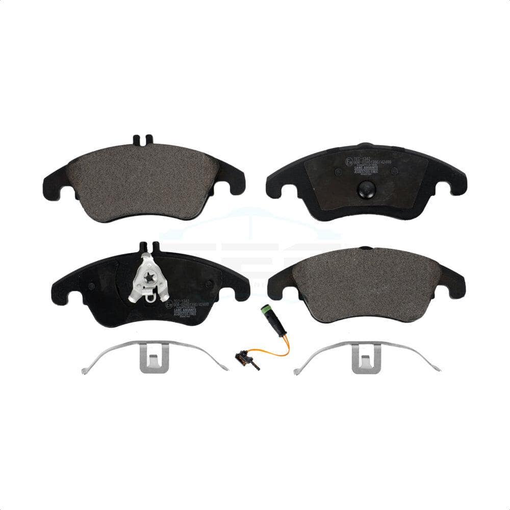 Ceramic Brake Pad Set Detroit Axle Ceramic Front Brake Pad Kit For Mercedes C300, E-Class, SLK & More Mercedes Brakes - Foto 13