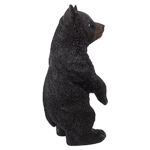 Black Bear Cub Standing Statue