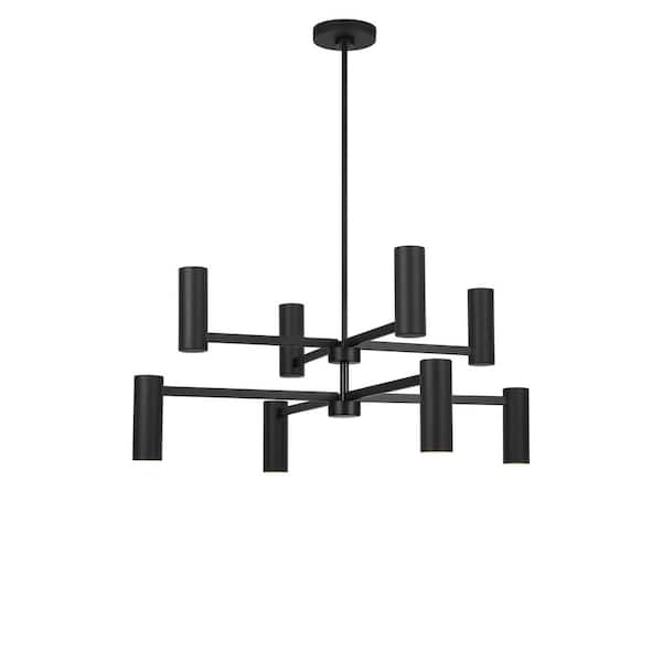Generation Lighting Zentro 36 in. W x 15.63 in. H 8-Light Midnight