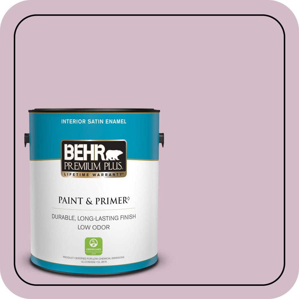 1 gal. #T12-16 Queens Tart Satin Enamel Low Odor Interior Paint & Primer price history on PriceWatchPro