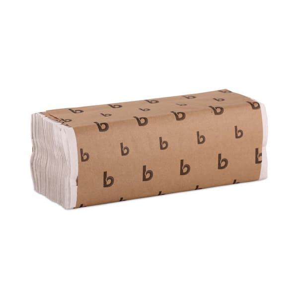 Boardwalk C Fold Paper Towels Bleached White 200 Sheets per Pack