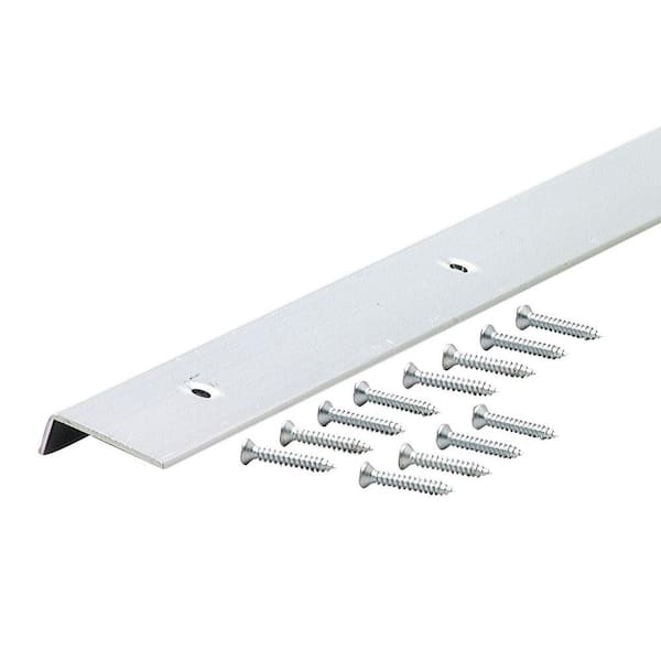 M-D Building Products 96 in. Decorative Aluminum Edging A811 for 3/4 in. Material Thickness in Polished