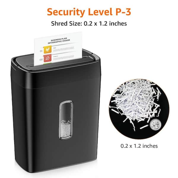 Yichuhaoxi 12-Sheet Cross Cut Paper and Credit Card Shredder