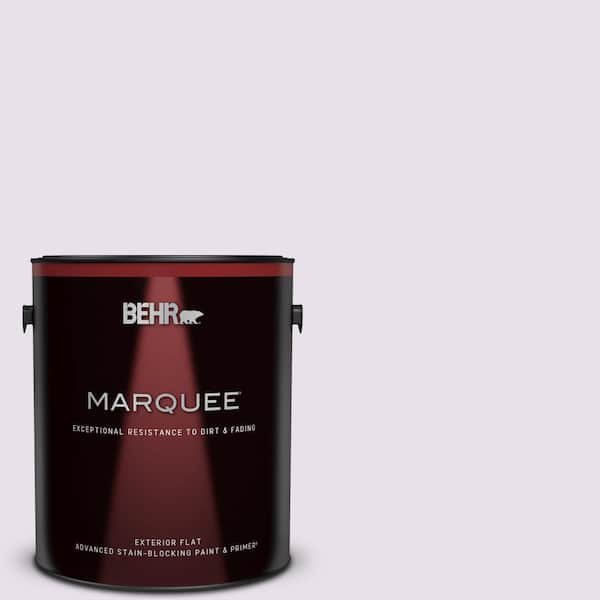 BEHR MARQUEE 1 gal. #660C-1 Bubble Bath Flat Exterior Paint & Primer