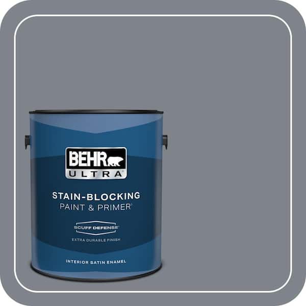 BEHR ULTRA 1 gal. #760F-5 Milestone Extra Durable Satin Enamel Interior Paint & Primer