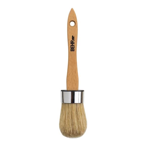 BEHR 1.875 in. Chalk Decorative Oval Paint Brush HD CB 100M - The