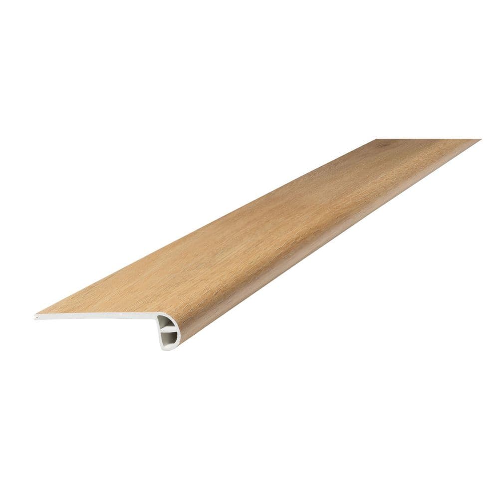 Brasstown Valley French Oak 0.98 in. Thick x 4.52 in. Width x 94.5 in. Length Vinyl Flush Stair Nose Molding price history on PriceWatchPro