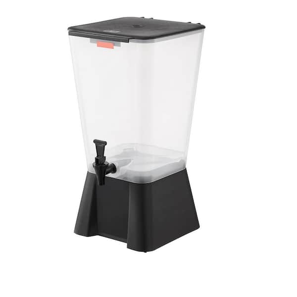 Plastic 5 Gal. Beverage Dispenser, No-Drip Spigot, for Iced Tea, Lemonade, Juice, Water, Parties, Restaurants
