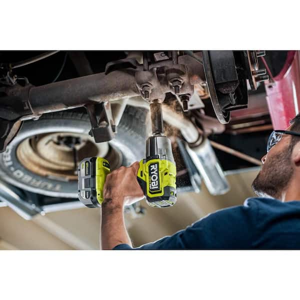 Ryobi One+ 18V 6.0 Ah Lithium-Ion High Performance Battery and 2.0 Ah Compact Battery (2-Pack)