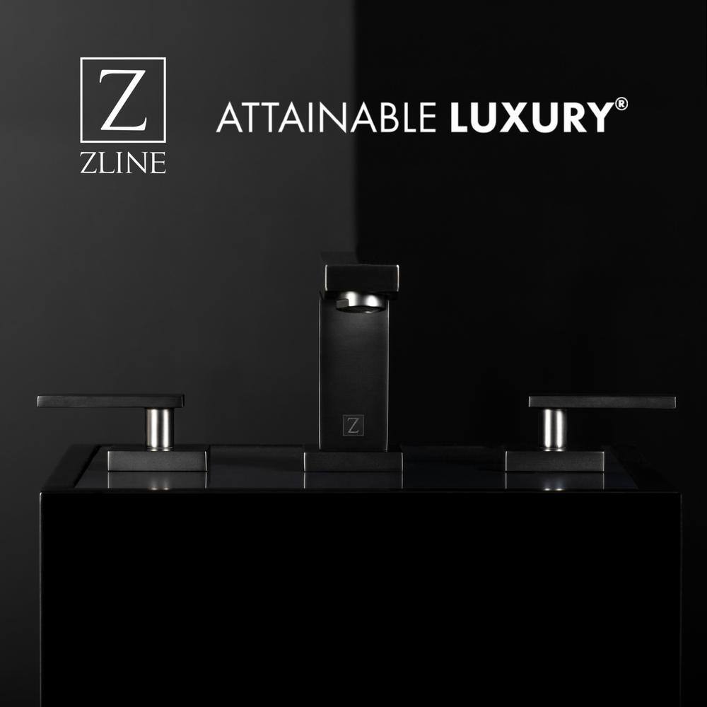 Matte Black Nickel Widespread Bathroom Faucet