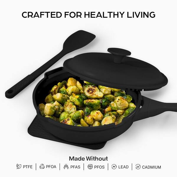 GRANITESTONE Zuka Everyday Pan 3.25 qt. Aluminum 10 in 1-Ceramic